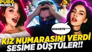 KIZ NUMARASINI VERDİ !! SESİN ÇOK ETKİLEYİCİ DEDİLER !! 3 KIZLA OYUNA GİRDİK !! VOL #4 ! PUBG MOBILE