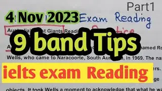 ielts reading tips| 4 Nov 2023 ieltsexam reading answers : Which SECTION contains INFORMATION | TIPS