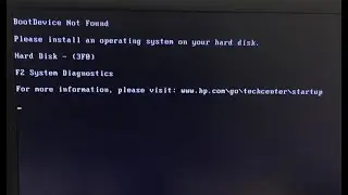 How to Fix BOOT Device Not Found || Simple Trick