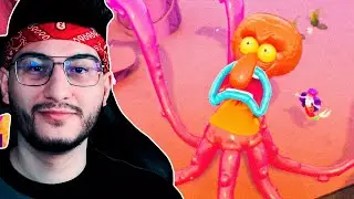 СПАСАЕМ БИКИНИ БОТТОМ (SpongeBob SquarePants: The Cosmic Shake) #7