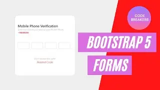 Samples of OTP Page in HTML CSS and Bootstrap 5 | Code Breakers