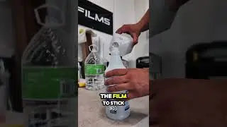 Here’s our slip solution for installing Tint! 🧼 #windowtint #tint