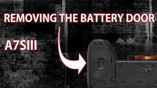 #Sony #A7SIII - Removing the battery door