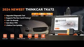 THINKCAR OBD2 Scanner, Thinkscan TK672 Bidirectional Scan Tool, 2024 Full System