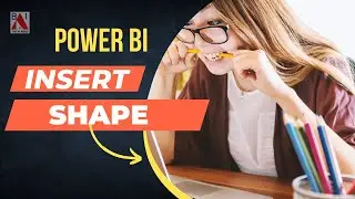 INSERT SHAPE Power BI QUICK and EASY in 1 Minute