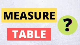 All about MEASURE Table in Power BI🔥