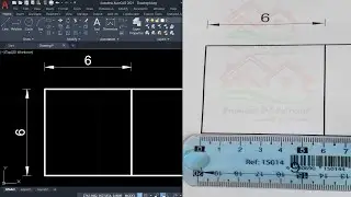 طريقة رسم رسمة وطباعتها بأبعادها الحقيقية على برنامج AutoCAD (أبعاد الرسمة هي نفسها أبعاد الطباعة)