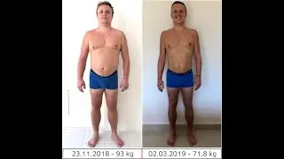 -21 кг за 100 дней! Трансформация Антона