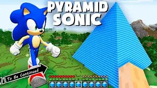 How I FOUNDE this Super SECRET BIGGEST SONIC PYRAMID in Minecraft ! Gameplay Animation Meme