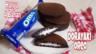 RESEP DORAYAKI OREO | DORAYAKI 4 BAHAN SUPER LEMBUT DAN ENAK