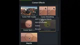 TechSmith Camtasia 2022: Cursor Pointer Path Editor