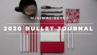 Minimalist Bullet Journal Setup 🍾 | Uni ver. | Vivian
