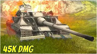 BIG BOSS Badger - 45K DMG 8 KILLS ● WoT Blitz