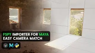 Fspy importer for Maya - Easy camera match