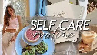 SELF CARE VLOG | how I unwind & de-stress, shower routine, beach travel prep, & tidying up our home!