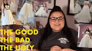 Rating The Wedding Dresses I DIDN'T Buy! *yikes lol*