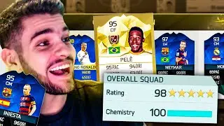 O PRIMEIRO! FUT DRAFT RETRO no FIFA 16! 😱😱😱