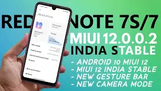 MIUI 12.0.2.0 ГЛОБАЛКА НА REDMI NOTE 7 - ОБЗОР. ОТЛИЧНАЯ ПРОШИВКА
