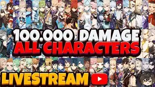 [AR 60] Farming For Furina / 100K Damage With All Characters Part #11 - Genshin Impact