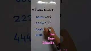 Maths PUZZLE #shorts #mathsquiz #viralshorts