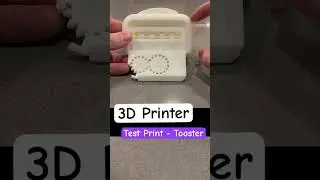 Toaster Test 3D Print #3dprinter #3dprints #3dprinting #engineering #ender5