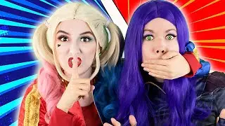 MAL Reveals HARLEY QUINN’s Secret!! | BFF BESTIES
