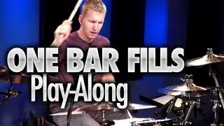 One Bar Drum Fills - Drum Play-Along