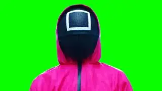 9 free Squid Game guard - saying Welcome - animations on green screen - VFX for video Editing 