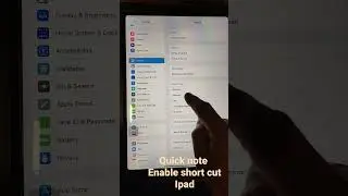 How to use Quick Note on ipad (shortcut iOS)