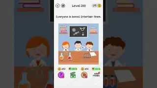 Braindom : Level 200 Walkthrough (Tricky Brain Puzzles)