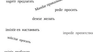 Subjuntivo — сослагательное наклонение в испанском, урок2