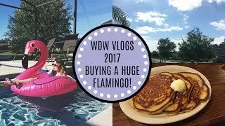 WALT DISNEY WORLD VLOGS 2017 - Day Two - Buying a Huge Flamingo!