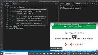 Array Function : map() in JavaScript/ES6