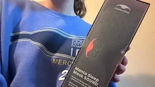 lofi asmr - unboxing and review of the manta sleep sound mask 💤 (spoiler: i love it)