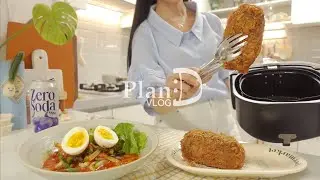 ENG│동대문 다녀오고 잘 쉬는 자취 일상. 옥수수초밥, 두유면 열무국수. 라이스페이퍼 딤섬