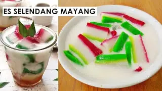 RESEP ES SELENDANG MAYANG | Enak Segar dan Kenyal