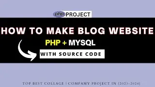 how to make blog website in PHP  || Blog website in PHP ||