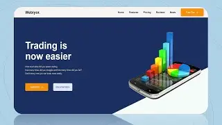 How To Create Landing Page Using HTML & CSS | Animation Landing Page With Source Code | 2022