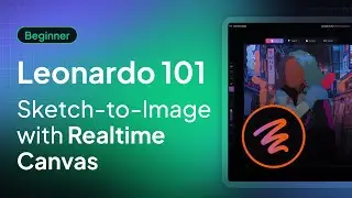 Leonardo 101: Sketch-to-Image with Realtime Canvas | Tutorial