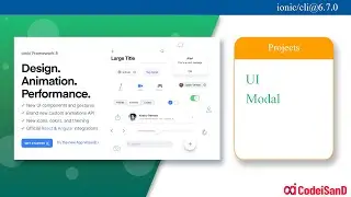 Modal ionic 5 UI tutorial