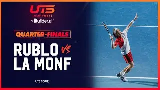 Rublo Andrey Rublev vs La Monf Gaël Monfils | UTS New York by Builder.ai Highlights