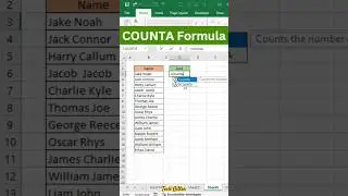 COUNTA Formula Excel