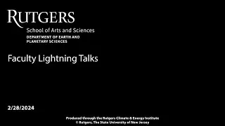 Earth & Planetary Sciences Lightning Talks