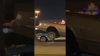 Chevy Monte Carlo Luxury Sport Lowrider hopping on Whittier Blvd in East Los Angeles, California!
