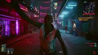 Cyberpunk2077 прикол с исчезновением