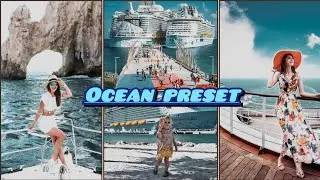 Ocean Preset - Lightroom mobile presets/ ocean filter / sea preset / Lightroom editing tutorial