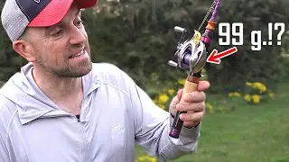 NEW BFS king! Lightest and smallest lure fishing reel TESTED! Histar GIU