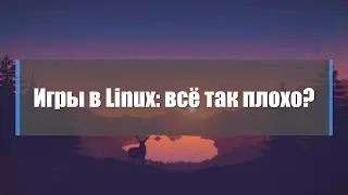 Игры в Linux: всё настолько плохо? | Мнение (Steam, Wine, Proton, DXVK)