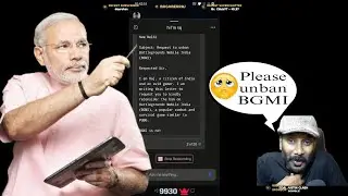 Letter To Hon'ble PM For BGMI Unban - Created With AI-powered Bing