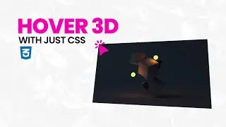 Pointer Hover 3D Effect with just CSS